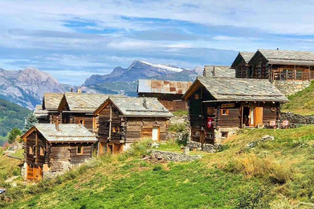 Appartement "Le Ver Luisant" A Saint-Martin, Val D'Herens, Valais Eksteriør billede